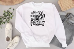Make yourself a priority quote Svg Png Product Image 1
