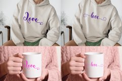 2 love decal designs, Love Print, Love, Printing, Vinyl Product Image 2