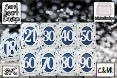 Birthday card | Card Insert | Birthday | SVG | 18-90 Product Image 12