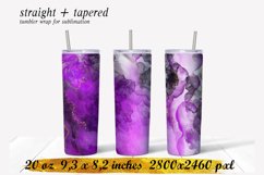 Alcoholic ink tumbler,20 oz skinny tumbler sublimation Product Image 1