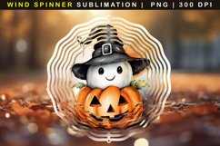 Halloween Wind Spinner Sublimation Product Image 1