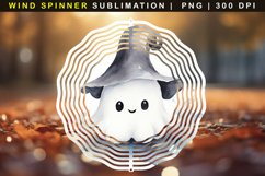 Halloween Wind Spinner Sublimation Product Image 1