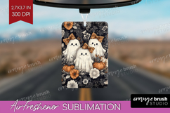 Cute Ghost Air Freshener PNG - Spooky Halloween PNG Product Image 1