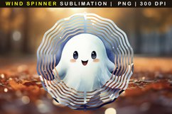 Halloween Wind Spinner Sublimation Product Image 1