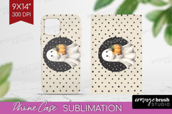 Cute Ghost Phone Case PNG - Spooky Halloween Case PNG Product Image 1
