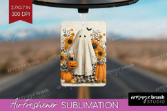 Ghost Halloween Air Freshener PNG Spooky Season PNG Product Image 1