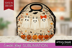 Cute Ghost Lunch Bag - Spooky Halloween Lunch Bug PNG Product Image 1