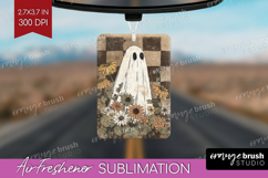Cute Ghost Air Freshener PNG - Spooky Halloween PNG Product Image 1