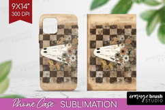 Cute Ghost Phone Case PNG - Spooky Halloween Case PNG Product Image 1