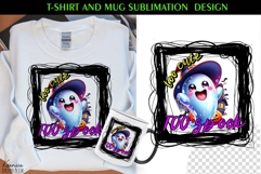 Cute Spooky Ghost |Funny Halloween Quotes T Shirt and Mug Product Image 1