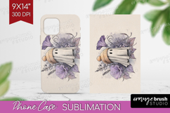 Cute Ghost Phone Case PNG - Spooky Halloween Case PNG Product Image 1
