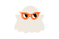 Cute Halloween Ghosts Clipart Set Spooky Horror Product Image 6