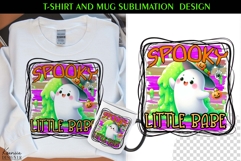 Cute Spooky Ghost |Funny Halloween Quotes T Shirt and Mug Product Image 1