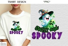 Cartoon Halloween Ghost|Funny Halloween Quotes T Shirt Product Image 1