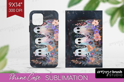 Cute Ghost Phone Case PNG - Spooky Halloween Case PNG Product Image 1