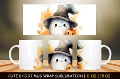Halloween Cute Ghost Mug Wrap Sublimation Bundle Product Image 18