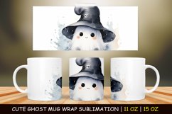 Halloween Cute Ghost Mug Wrap Sublimation Bundle Product Image 14
