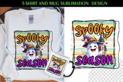 Cute Spooky Ghost |Funny Halloween Quotes T Shirt and Mug Product Image 1