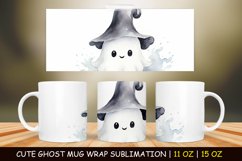 Halloween Cute Ghost Mug Wrap Sublimation Bundle Product Image 19