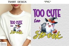 Cartoon Halloween Ghost|Funny Halloween Quotes T Shirt Product Image 1