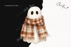 Cozy Halloween Ghost in Scarf | Halloween PNG Product Image 2