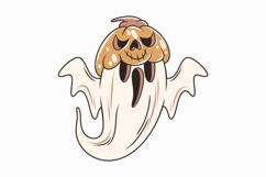 Halloween Cute Ghost T-shirt Design Bundle Product Image 5