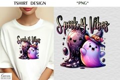 Cartoon Halloween Ghost|Funny Halloween Quotes T Shirt Product Image 1