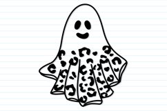 Ghost Svg Bundle, Floral Ghost Svg, Spooky with flowers Svg Product Image 3