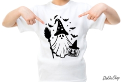 Halloween SVG Halloween Scene SVG Funny Halloween Ghost SVG Product Image 9