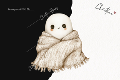 Cozy Halloween Ghost | Halloween PNG Product Image 2