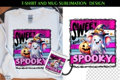 Cute Spooky Ghost |Funny Halloween Quotes T Shirt and Mug Product Image 1