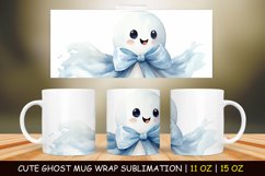 Halloween Cute Ghost Mug Wrap Sublimation Bundle Product Image 9