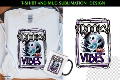 Cute Spooky Ghost |Funny Halloween Quotes T Shirt and Mug Product Image 1