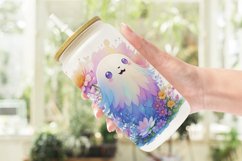 Ghost and Flower Glass Can Wraps Product Image 2