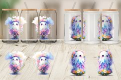 Ghost and Flower Glass Can Wraps Product Image 4