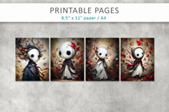 cute ghost halloween art pages Product Image 2