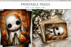 cute ghost pages, halloween art Product Image 3