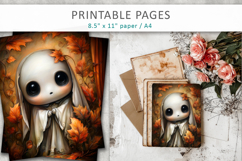 cute ghost pages, halloween art Product Image 4