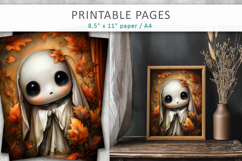 cute ghost pages, halloween art Product Image 5