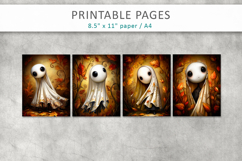 cute ghost pages, junk journal ghosts Product Image 2