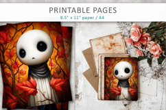 cute ghost pages, Halloween journal Product Image 5