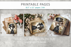 cute ghost pages, Halloween ghost art paper Product Image 8
