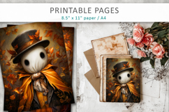 ghost illustrations, halloween crafts Product Image 5