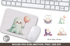 Mouse Pad Ghost Baby Shower Product Image 1