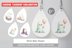 Earring Ghost Baby Shower Product Image 1