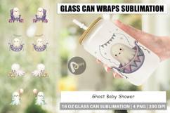 Glass Can Ghost Baby Shower Product Image 1