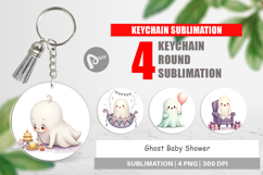 Keychain Ghost Baby Shower Product Image 1