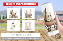 Tumbler Ghost Baby Shower Product Image 1