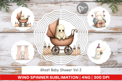 Wind Spinner Ghost Baby Shower Product Image 1