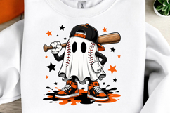 Ghost Baseball PNG sublimation Product Image 1